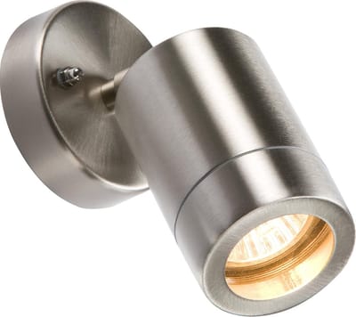 Verstelbare GU10 Wandlamp voor Buiten - IP65 RVS Spot