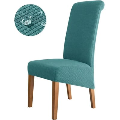 Grote Maat Stoelhoezen Hoge Rug Grote Keuken Bureau Stoelhoes Verstelbare Zitting Spandex Hoes voor Banket Thuis 1 piece