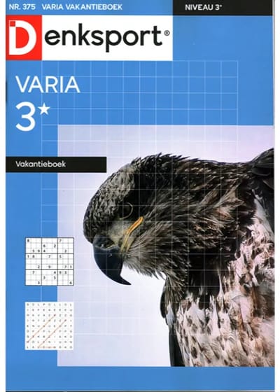 Denksport Varia Vakantieboek - 375 2026