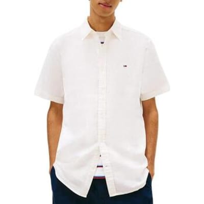 Overhemd Korte Mouw Tommy Hilfiger Seersucker