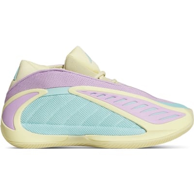 Adidas Anthony Edwards Kindersneakers - Geel - Maat 36 - Mesh/Synthetisch