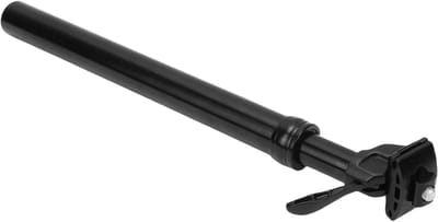 Fiets Zadelpen - Verstelbare Pen - Comfortabel Fietsen - Effectieve Schokabsorptie - 170mm 31.6mm - Zwart
