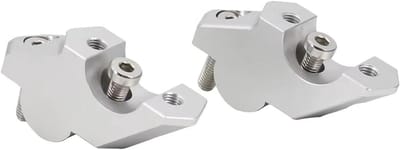 Stuurverhogers Motor - Stuurklemmen - Comfortabeler Rijden - 30mm Hogere Zithouding - 28mm Stuur - Zilver