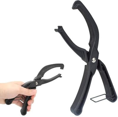 Allecto Plus - Bandentangen met antislip handvat 24 cm voor fietsband reparatiegereedschap - Mountainbike reparatietool (zwart)