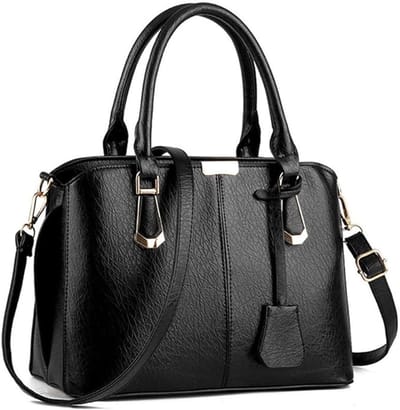 KZQ Vintage dameshandtas - Crossbody-/schoudertas - Dameshandtas - Afneembare schouderriem - Ruime handtas - Meerdere draagopties - Geschikt voor werk, dagelijks gebruik en reizen - Stijlvol accessoire - Voorzien van stevige en duurzame handvatten