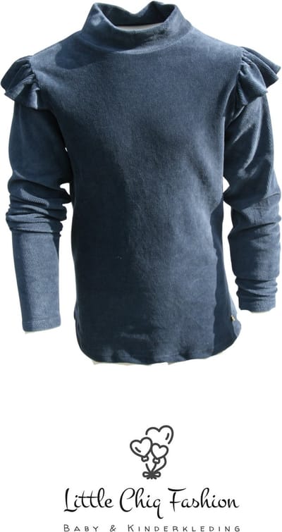 Funkle Girls Longsleeve donkerblauw
