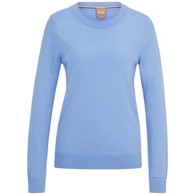Boss Damestrui van scheerwol (Blauw)
