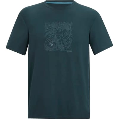 Heren Fingal Stretch T-shirt met korte mouwen en grafische print