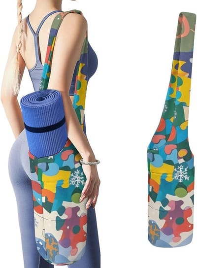 Yoga Mat Tas - Sporttas Opberger - Sportspullen Dragen - Grote Capaciteit - 7.1 x 7.1 x 39.9 cm