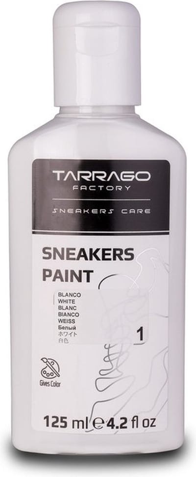 Tarrago Leerverf 125ml - Wit #1| Voor glad leer, synthetisch leer en canvas