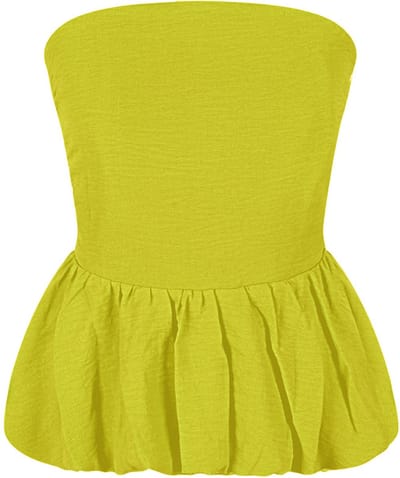 Gimme - Summer Vibe Top – Luchtige Zomerse Top – Comfortabel Shirt voor Lente & Zomer - Groen - Maat S
