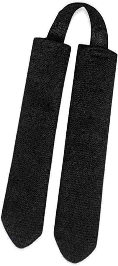 Roeimachine Handgreep - Grip Verbeteraar - Comfortabel Trainen - Ademend Katoen - 16.9 cm - Zwart