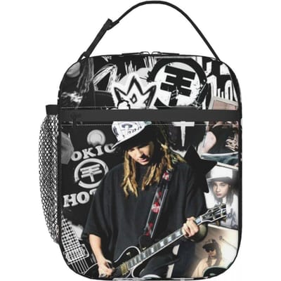 Tokio Hotel Tom Kaulitz Muziekband Geïsoleerde Lunchtas voor Vrouwen Kantoor Koeltas Thermische Voedseldoos Tote Lunchboxen Container One Size