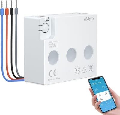Slimme Wifi Energiemeter - Nauwkeurige Stroomverbruikmeter 3 Fases Real-time Monitoring