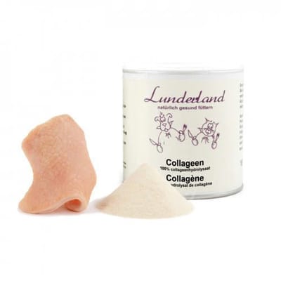 Lunderland collageen voor honden - 100 gram - sterke gewrichten, soepele spieren en een glanzende vacht