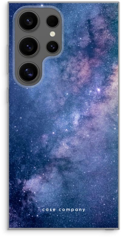 Case Company® - Hoesje geschikt voor Samsung Galaxy S24 Ultra hoesje - Nebula - Soft Cover Telefoonhoesje - Bescherming aan alle Kanten en Schermrand