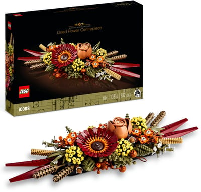 LEGO Icons Gedroogde Bloemen Bloemstuk - Botanical Collection - 10314
