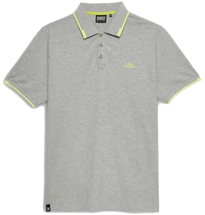 Munich Slam Lifestyle Korte Mouw Poloshirt Grijs M Man