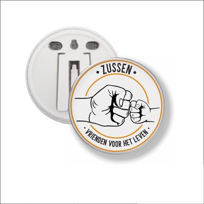 Button Met Clip 58 MM - Zussen
