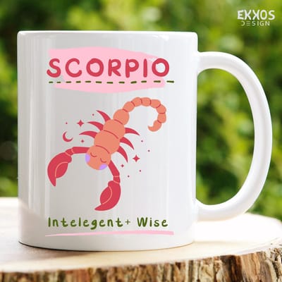 Schorpioen Mok | Sterrenbeelden | Mok met tekst | Grappige mok | Verjaardag cadeau | Cadeau voor man | Cadeau voor vrouw | Cadeau voor haar | Cadeau voor hem | Grappige cadeau | Thee glazen | Valentijn cadeautjes | Koffiekopjes