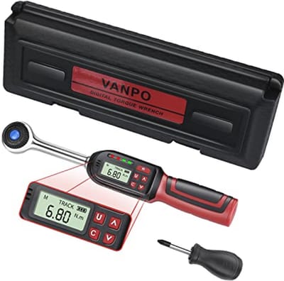 Digitale Momentsleutel 1/2 inch - 6,8-135 Nm met LED-display en Zoemer