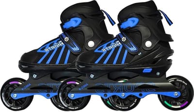 Inline Adjustable Skates Small Size 29 EUR (UK 11.5) - 33 EUR (UK 2) for 3 to 6 Years | EL1031 - Buy Online
