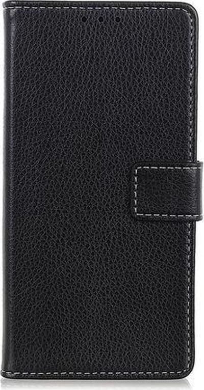 Shop4 - Xiaomi Mi 9 Hoesje - Wallet Case Lychee Zwart