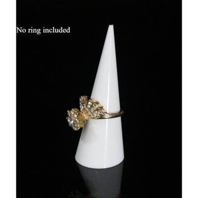 Massieve Sieraden Ring Display Stand Massieve Vinger Vorm Ring Fotografie Presentatie Houder Tentoonstelling Opbergrek Hout Acryl