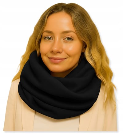 Dartomik - Sjaal - Katoen - Zwart - 160x60 cm