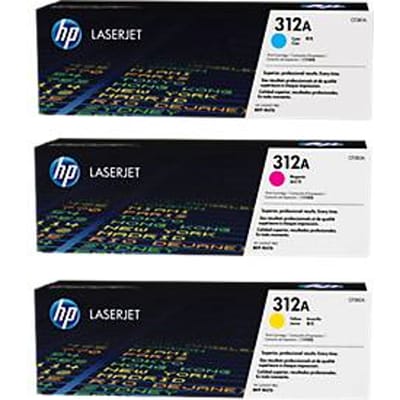 HP 312A - Tonercartridge - Origineel - Standaard Capaciteit - 3 pack - Cyaan/Magenta/Geel
