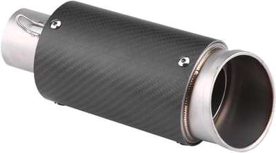 Universele Uitlaatdemper van Carbon Fiber en RVS voor Motorfietsen - Geluiddemping, Prestaties, Duurzaamheid