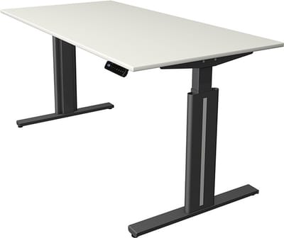 Kerkmann - Bureau Move-3 elegant wit 160x80cm elektrisch verstelbaar
