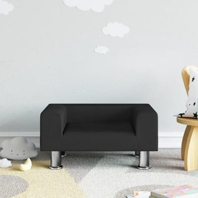 Kinderbank Fluweel - Zitje Peuters - Ontspannen Lezen - Zachte Stoffering - 50x40x265 cm - Donkergrijs