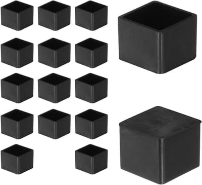 Stoelpootdoppen - Meubelbeschermers - Vloeren Beschermen - Antislip PVC - 16 stuks 25mm - Zwart