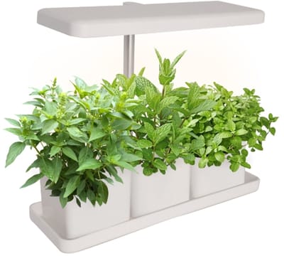 Kweekstation LED Groeilamp - Hydrocultuur & Hydroponic Systeem Binnen - Timer - Verstelbare Lamp - Kruiden & Groenten - SPR