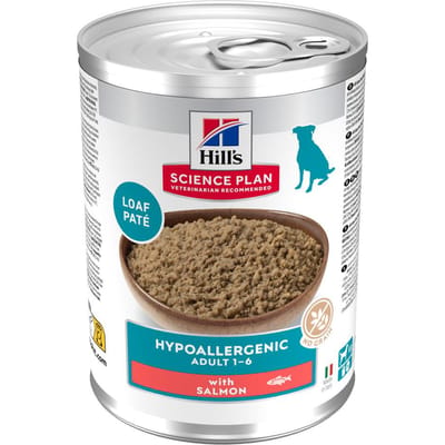 24x 363g Hill's Science Plan Adult Hypo met Zalm nat hondenvoer