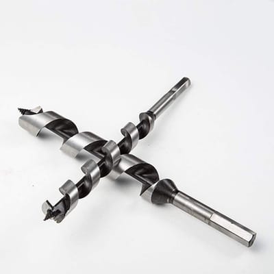 Houtboor Set met Hex Auger Boor van 230mm, Ideaal voor Houtbewerking met Diverse Diameter Maten 6mm tot 25mm