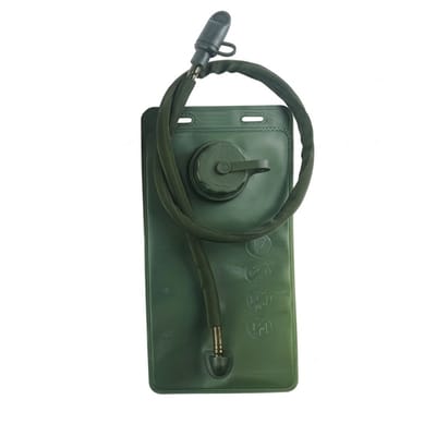 Groene waterzak 2L drinkrugzak hydratatie reservoir dames en heren met drinkslang compact lichtgewicht waterreservoir voor fietsen hardlopen kamperen backpacken wandelen en outdoor gebruik