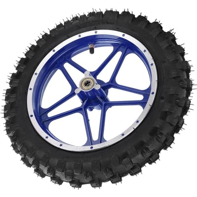 2.510 inch Voorste Schijfrem Wiel Band AntiSlip voor 47cc 49cc 2-takt Mini Crossmotor(Blauw ) blue