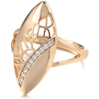 Bague de Mariage Tendance Ethnique pour Mariée Luxe Couleur Or Rose Zircon Naturel Bohème Bagues pour Femmes Bijoux Fins Quotidien 11 beige