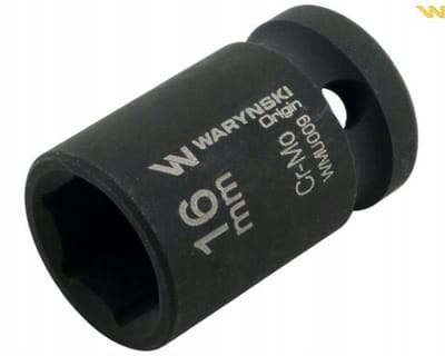Slagdop 1/2" 16 mm Zeskant CrMo DIN 3129