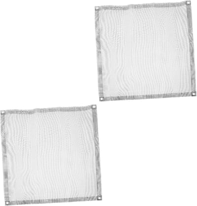 Camping Vuurkorf Net - BBQ Grill Mat - Buiten Koken - Roestvrij Staal - 42x42x0.2CM - Zilver