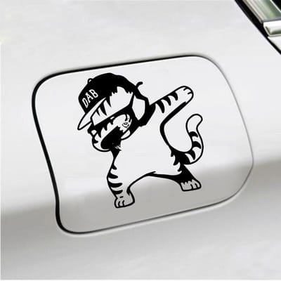 Bumpersticker - Dab - 15 X 14 - Zwart