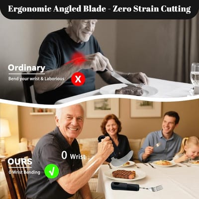 Buigbaar Bestek Set - Ergonomisch Dinergereedschap voor Senioren en Handfunctie Problemen