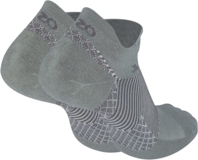 OS1st FS4 fasciitis plantaris compressie sneakersokken merinowol maat S (34-37) – grijs – hielspoor – vermoeide voeten – pijn onder de voetboog – hielpijn – temperatuurregulerend – ademend – vochtregulerend – compressie – naadloos – antibacterieel