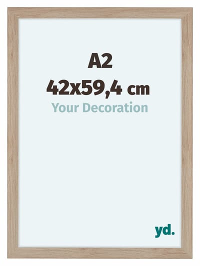 Your Decoration - Fotolijst A2 42x59,4 cm - MDF - Eiken Licht - Como