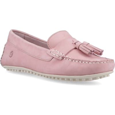 Sperry Salvador Slip On Nubuck Dames Roze Moccasinschoenen