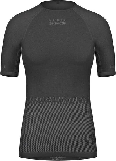Gobik Limber Skin Korte Mouwen Basislaag Grijs M Vrouw