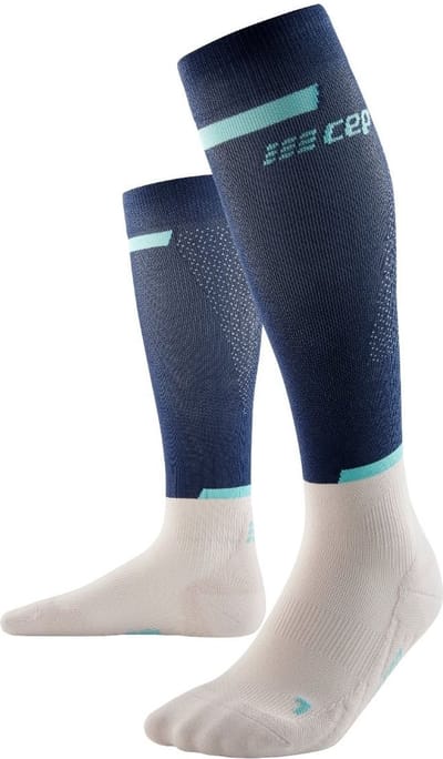 CEP - Compressiekousen The Run - Blauw/Wit - Geslacht: Vrouw, Kuitomtrek (centimeter): 25 - 31 cm