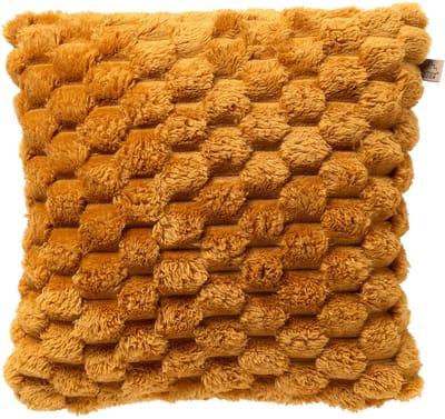 Dutch Decor VIVA - kussenhoes 45x45 cm - superzacht - 100% gerecycled - Chai Tea - geel - met rits - zonder binnenkussen
